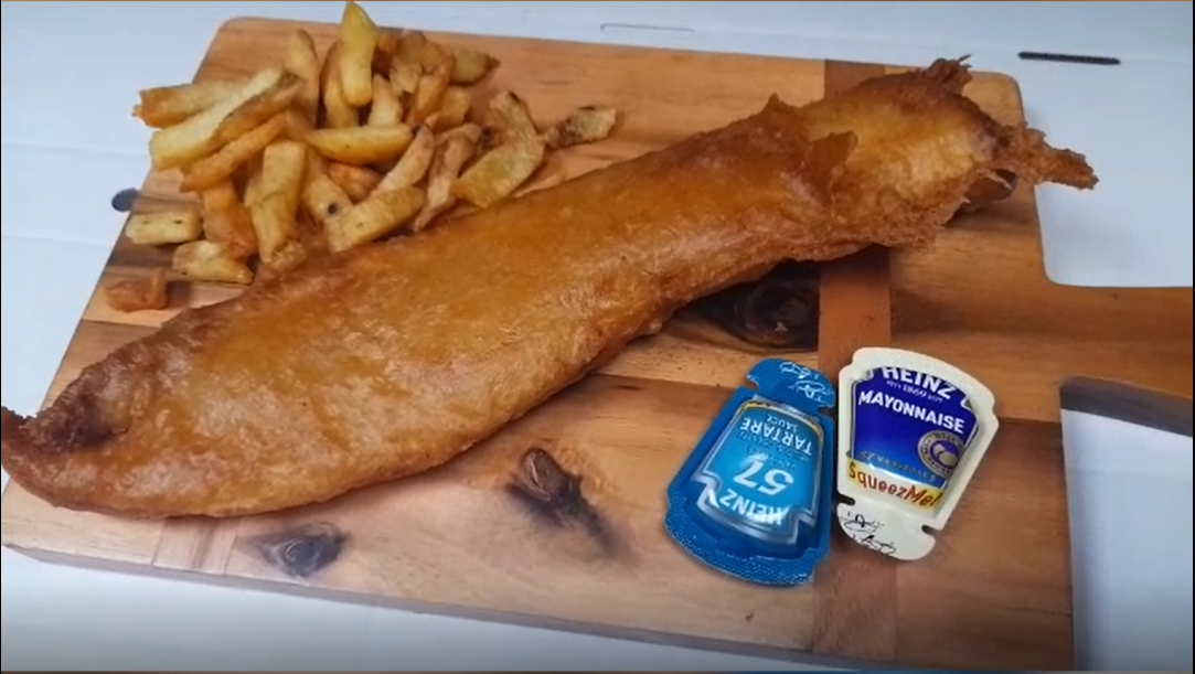 Fresh cod and chips from The Chippy Maidenhead