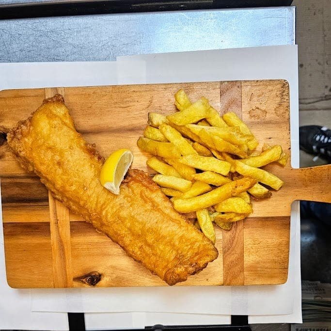 Fresh cod and chips from The Chippy Maidenhead